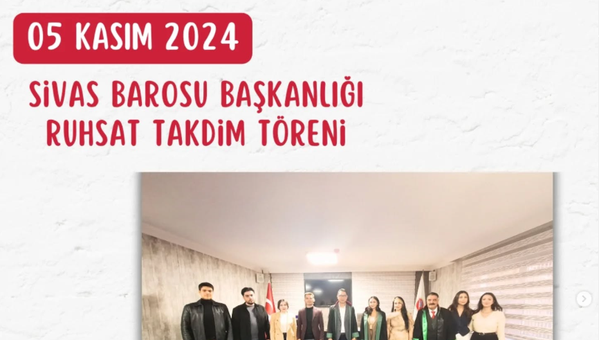 Av. Melisa Zehra Koç Ruhsat Töreni