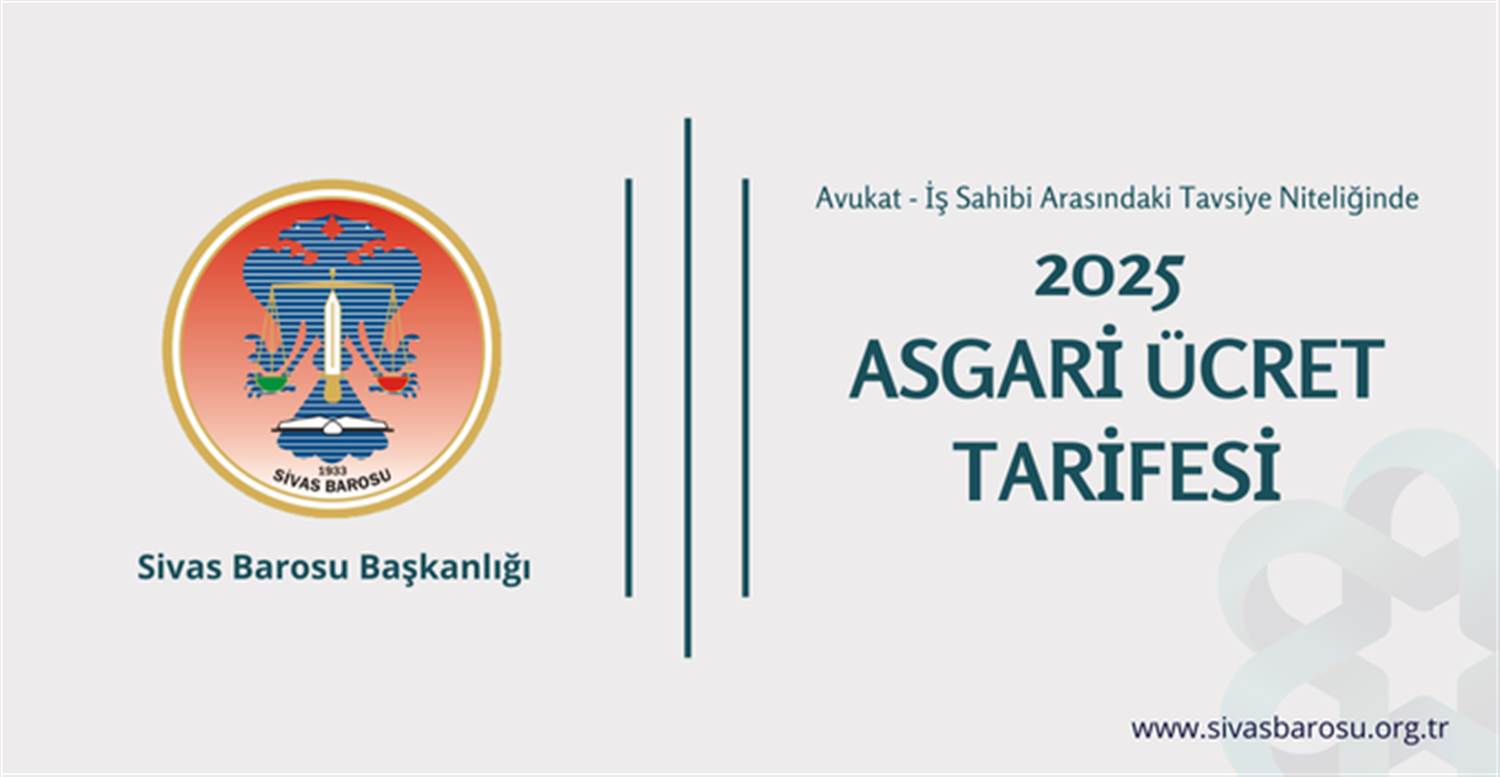 2025 Asgari Ücret Tarifesi
